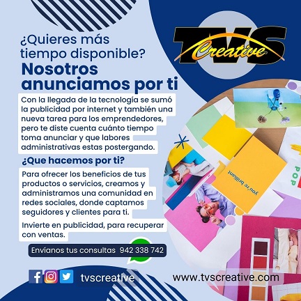 ¿Quiéres más tiempo disponible? Nosotros anunciamos por ti